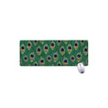 Peacock Tail Pattern Print Extended Mouse Pad