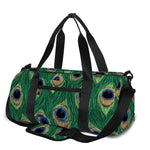 Peacock Tail Pattern Print Gym Bag