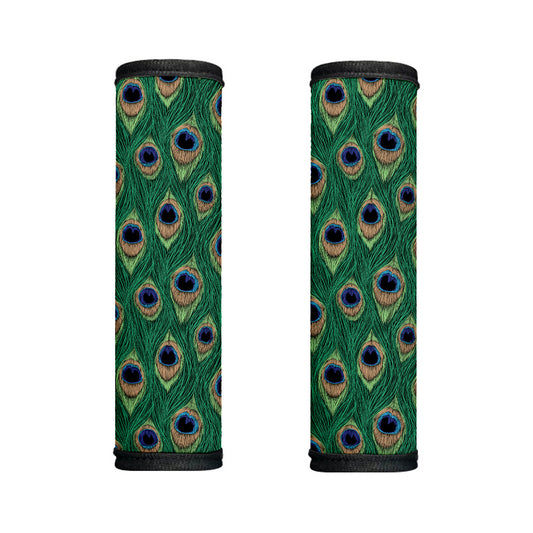 Peacock Tail Pattern Print Handle Covers