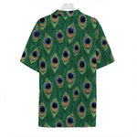 Peacock Tail Pattern Print Hawaiian Shirt
