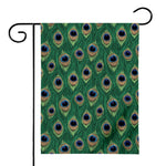 Peacock Tail Pattern Print House Flag
