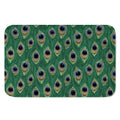 Peacock Tail Pattern Print Indoor Door Mat