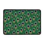 Peacock Tail Pattern Print Kitchen Mat