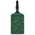 Peacock Tail Pattern Print Luggage Tag