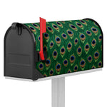 Peacock Tail Pattern Print Mailbox Cover