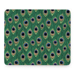 Peacock Tail Pattern Print Mouse Pad