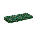 Peacock Tail Pattern Print Piano Keyboard Cover
