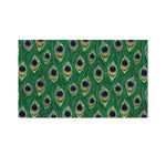 Peacock Tail Pattern Print Polyester Flag