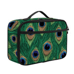 Peacock Tail Pattern Print Portable Lunch Bag