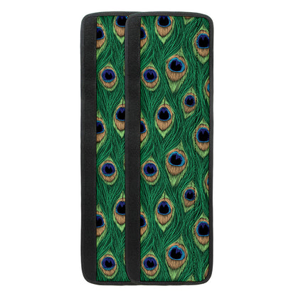 Peacock Tail Pattern Print Refrigerator Handle Covers