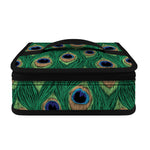 Peacock Tail Pattern Print Small Lunch Bag