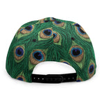 Peacock Tail Pattern Print Snapback Cap