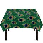 Peacock Tail Pattern Print Tablecloth