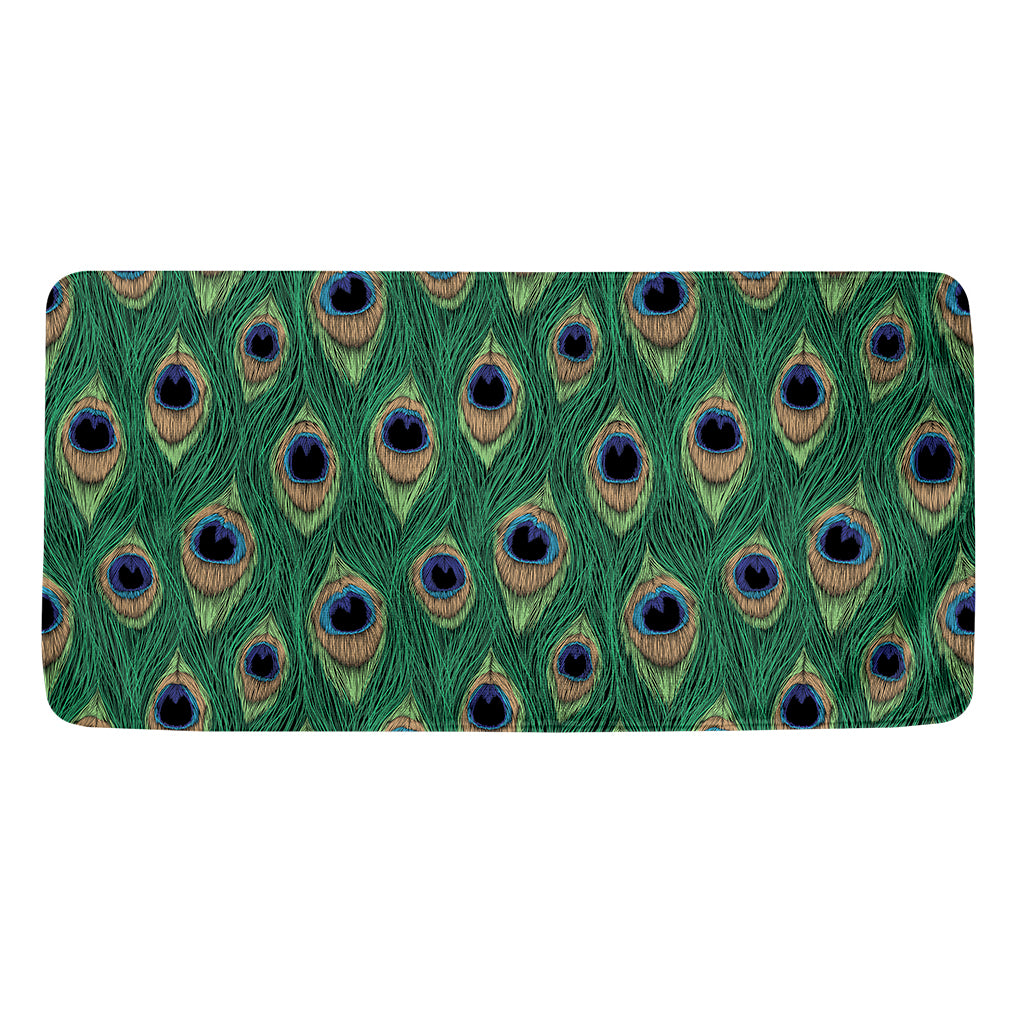 Peacock Tail Pattern Print Towel