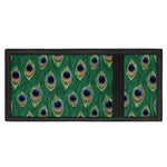 Peacock Tail Pattern Print Trifold Wallet