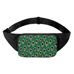 Peacock Tail Pattern Print Waist Bag