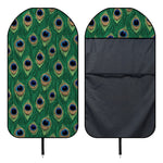 Peacock Tail Pattern Print Waterproof Car Seat Cover