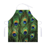 Peacock Tail Print Adjustable Apron