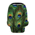 Peacock Tail Print Baby Seat Cover