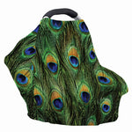Peacock Tail Print Baby Seat Cover