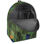 Peacock Tail Print Backpack