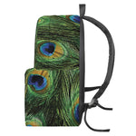 Peacock Tail Print Backpack