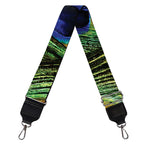 Peacock Tail Print Bag Strap