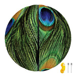 Peacock Tail Print Basketball
