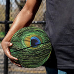 Peacock Tail Print Basketball