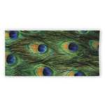 Peacock Tail Print Beach Towel