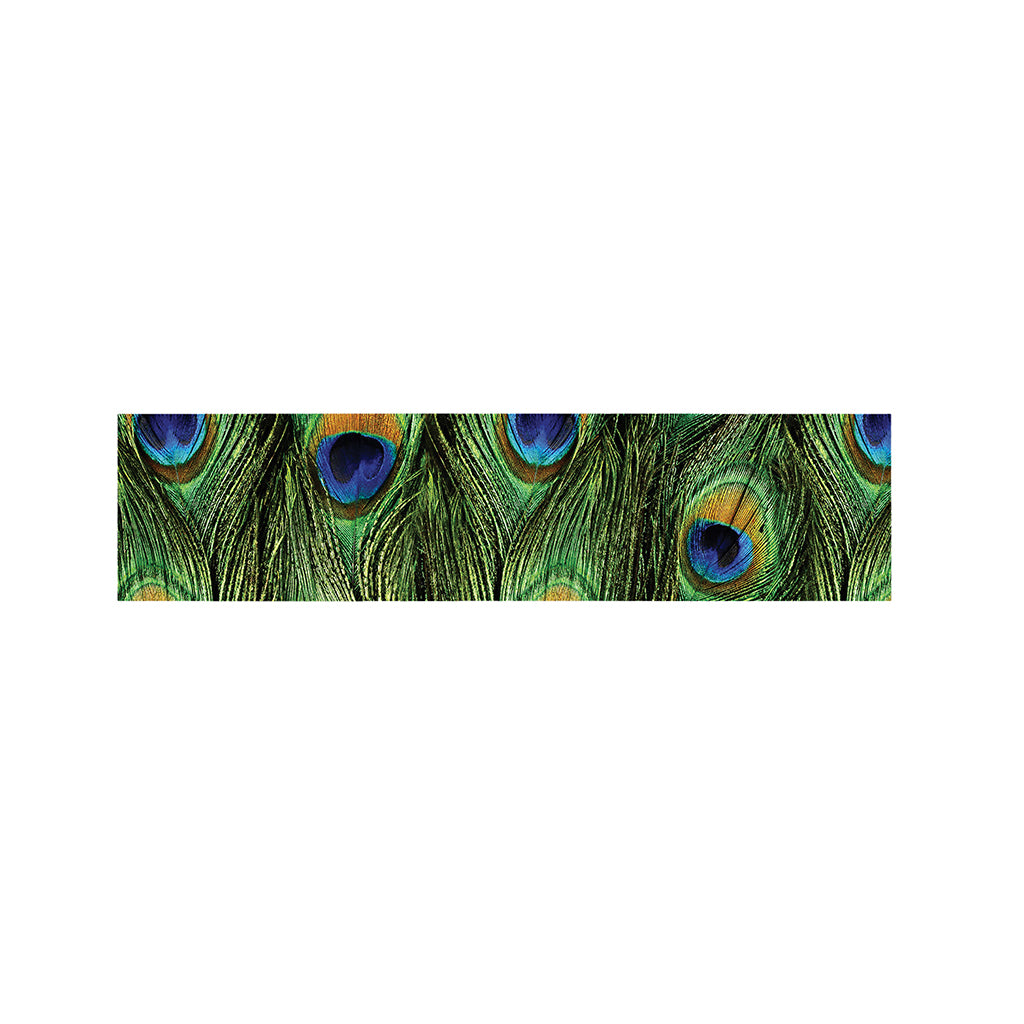 Peacock Tail Print Bed Runner