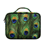 Peacock Tail Print Briefcase Bible Bag