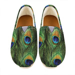 Peacock Tail Print Casual Shoes