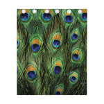 Peacock Tail Print Curtain
