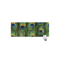 Peacock Tail Print Extended Mouse Pad