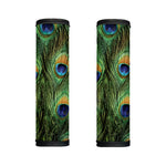 Peacock Tail Print Handle Covers