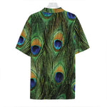 Peacock Tail Print Hawaiian Shirt