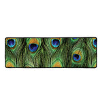 Peacock Tail Print Long Kitchen Mat