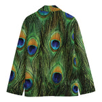 Peacock Tail Print Men's Blazer