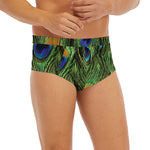 Peacock Tail Print Men's Briefs