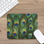 Peacock Tail Print Mouse Pad