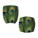 Peacock Tail Print Office Chair Cover