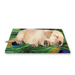 Peacock Tail Print Pet Cooling Mat Cover