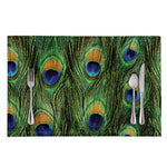 Peacock Tail Print Placemat