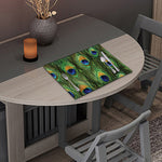 Peacock Tail Print Placemat