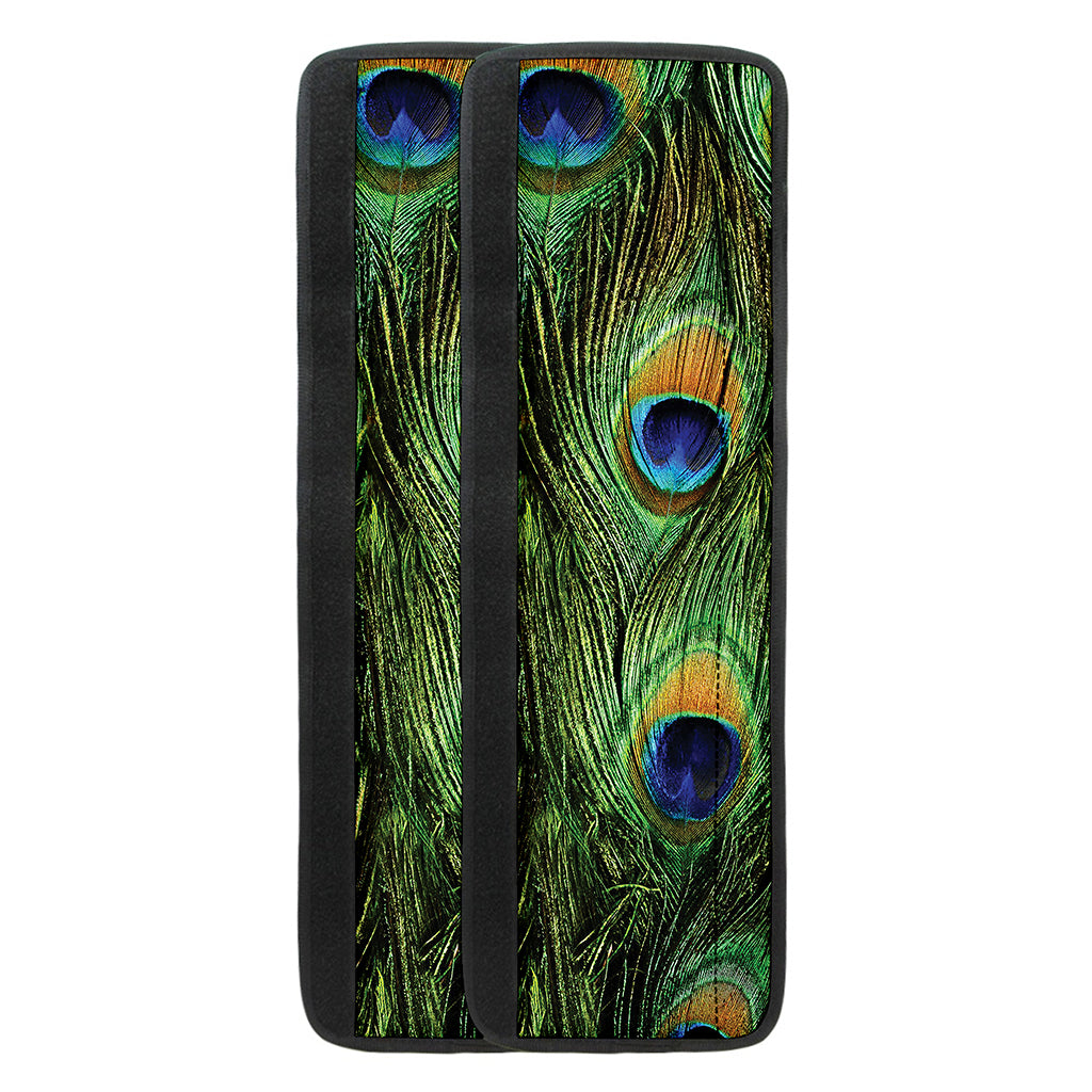 Peacock Tail Print Refrigerator Handle Covers
