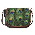 Peacock Tail Print Saddle Bag