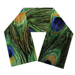 Peacock Tail Print Scarf