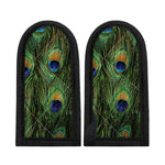 Peacock Tail Print Skillet Handle Cover