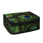 Peacock Tail Print Small Lunch Bag